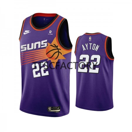 Maglia NBA Phoenix Suns DeAndre Ayton 22 Nike 2022-23 Classic Edition Viola Swingman - Uomo